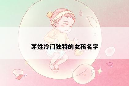 茅姓冷门独特的女孩名字