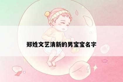 郑姓文艺清新的男宝宝名字