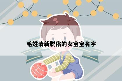 毛姓清新脱俗的女宝宝名字