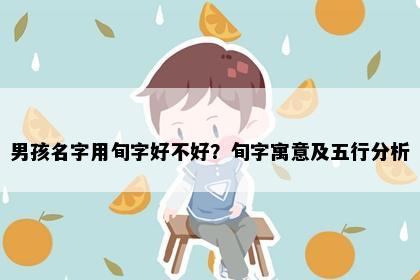 男孩名字用旬字好不好？旬字寓意及五行分析