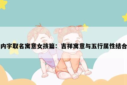 内字取名寓意女孩篇：吉祥寓意与五行属性结合