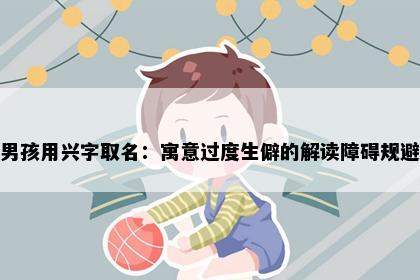 男孩用兴字取名：寓意过度生僻的解读障碍规避