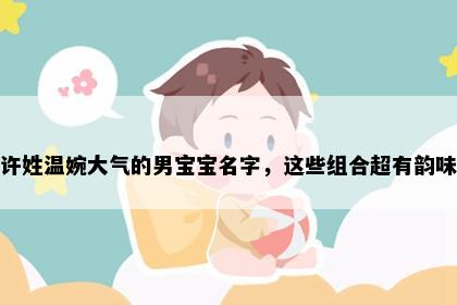 许姓温婉大气的男宝宝名字，这些组合超有韵味