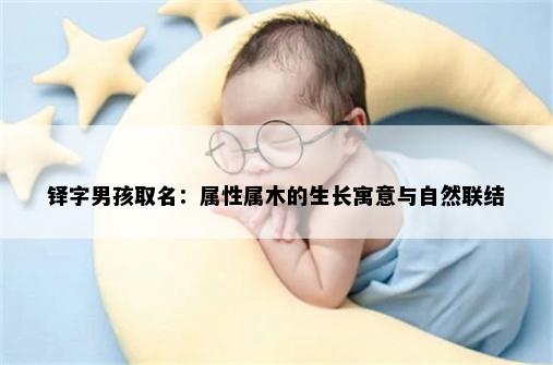 铎字男孩取名：属性属木的生长寓意与自然联结