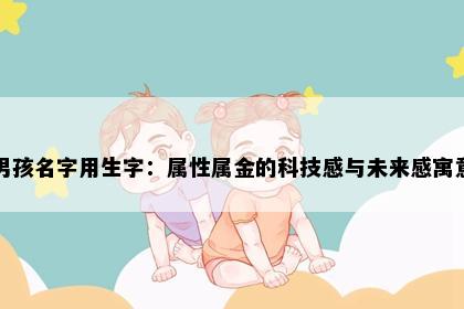 男孩名字用生字：属性属金的科技感与未来感寓意